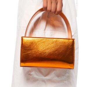 Metallic Orange Handbag